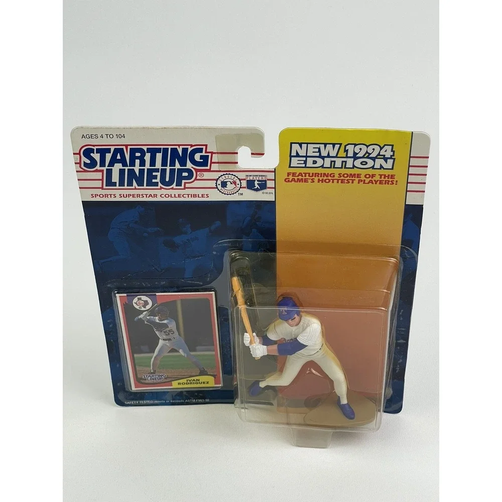 Starting Lineup 1994 Ivan Rodriguez Texas Rangers Baseball MLB SLU